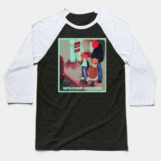 Waitning Station Baseball T-Shirt